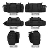 2025 New Design Durable Water Resistant Tactical Shoulder Bag Waist Bag Bicycle Handlebar Bag with Molle System