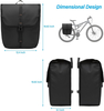 Waterproof 2 Pack Bike Panniers Bag Trunk Bag 