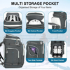 Wholesale Custom Logo 65L Waterproof Ski Bag Travel Backpack Snowboard Boot Bag for Skis Snowboard Helmet