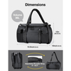 Large-Capacity 36L Travel Duffel Bag Gym Backpack 3-in-1 Gym Duffel Bag with Adjustable Straps